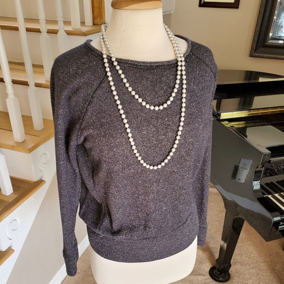 Aerie Sweater with Sheer Back sz M - Picture 3 of 5